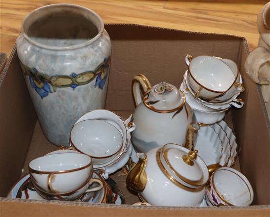 A quantity of mixed ceramics and pottery including Limoges